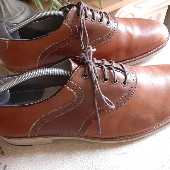 Johnston and Murphy,  FLEX SYSTEM, SHEEPSKIN, Size 11 M, Brown & Tan Saddles - Picture 3 of 13